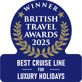 Winner British Travel Awards 2025 Best Cruise Line for Luxury Holidays